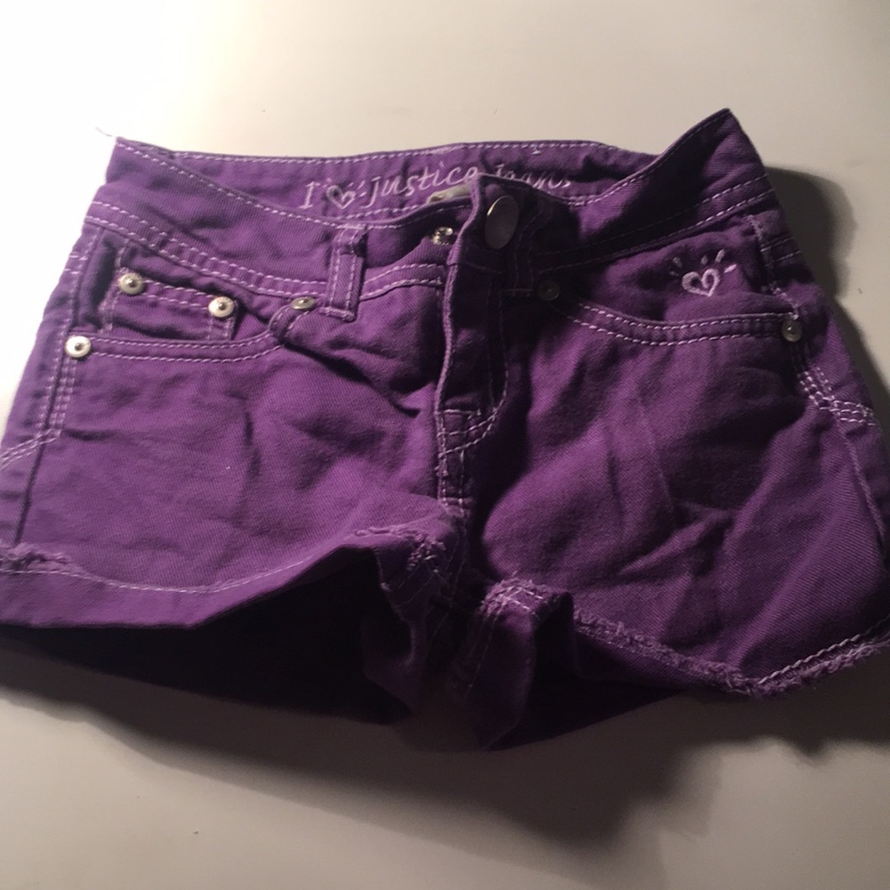 Justice shorts size 7